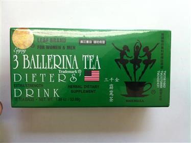 &quot;3 Ballerina Dieters Tea Ingredients